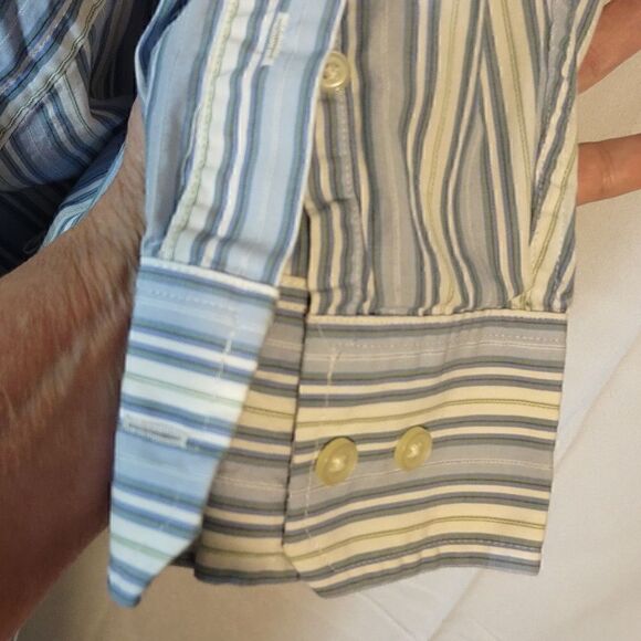 Banana Republic Men's Striped Shirt - Picture 5 of 7